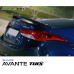 tuix led trunk lid spoiler set hyundai elantra 2010-15
